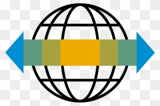 Globe Arrow Pictogram - World Wide Web Vector Clipart