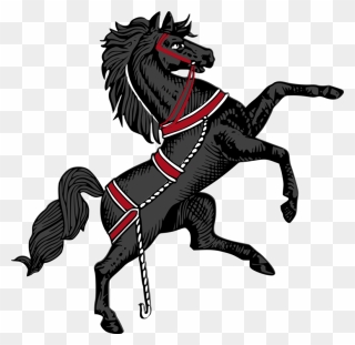 Horse,carnivoran,horse Like Mammal - Pennsylvania Coat Of Arms Horse Clipart