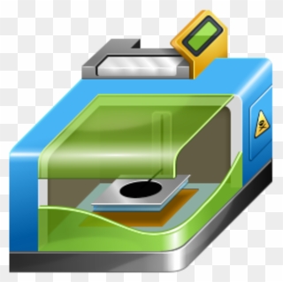 Transparent Copier Clipart - 3d Print Folder Icon - Png Download