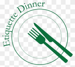 Etiquette Dinner 2018 - Dining Etiquette Png Clipart