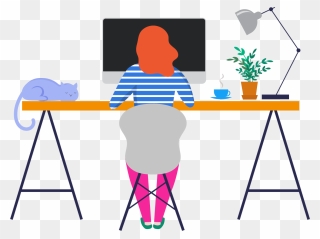 Work From Home - Transparent Work From Home Png Clipart