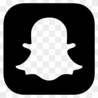 Alma Icono Snapchat Png - Snapchat Logo Png Black Clipart