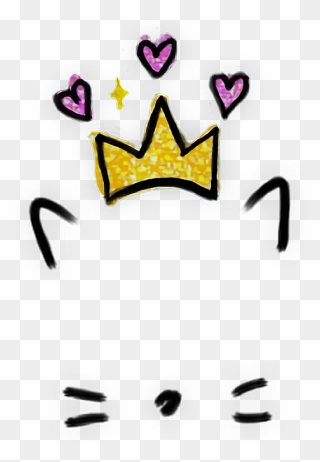 Snapchat Filters Clipart Aesthetic - Transparent Background Aesthetic Heart Crown Png