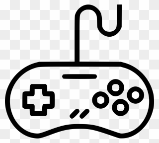 Controller Clipart Black And White - Controller Icon Png Transparent Png