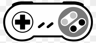 Snes - Game Controller Clipart