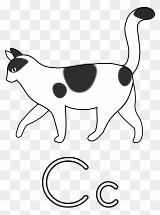 Transparent Iv Clipart - Cat Walking Clipart Black And White - Png Download