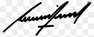 Iván Duque Márquez Signature Clipart