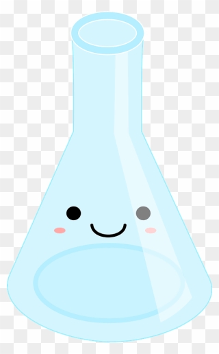 Kawaii Erlenmeyer Flask Clipart - Illustration - Png Download