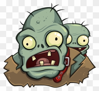 Zombies Wiki - Plants Vs Zombies Drawing Easy Clipart