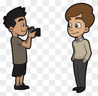 Camera Man Cartoon Clipart