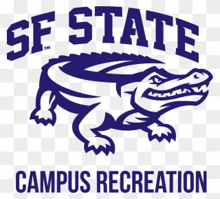 Sf State Campus Recreation Logo - San Francisco State University Gator Logo Clipart