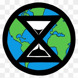 Extinction Rebellion Earth Logo Clipart