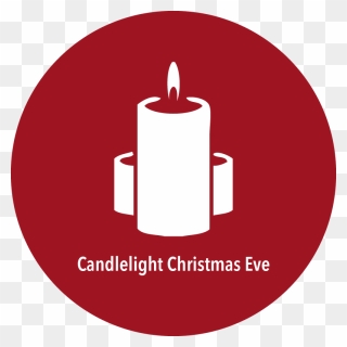 Christmas Candlelight Service Clipart Clipart Transparent - Candle - Png Download