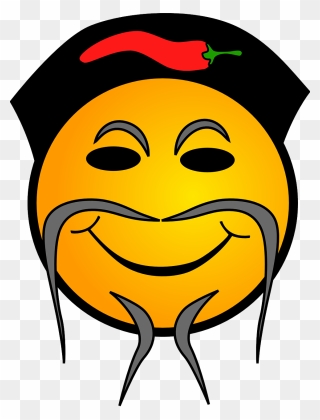 Chinese Cook Smiley - Smiley Chinois Clipart