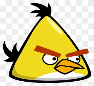 Chuck Angry Bird Yellow Icon Angry Birds Iconset Femfoyou - Angry Birds Yellow Png Clipart
