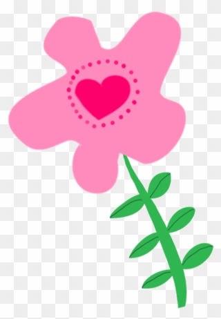 Very Pink Flower Drawing For Scrapbooking - Flower Clipart