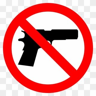 A Resounding Vote Against Due Process And The Second - Ban Guns Clipart