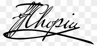 Chopin Signature Clipart