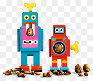 Robot Crackers Gessato - Nut Robot Clipart