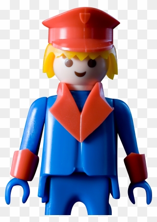 Red Blue Lego Toy - Cartoon Clipart