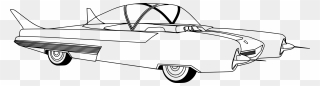 1950 Car Clipart Graphic Transparent Clipart - 1950's Clipart Png