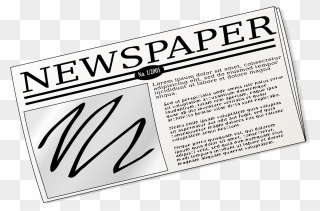 Microsoft Cliparts Newspapers - Newspaper Clipart Transparent Background - Png Download