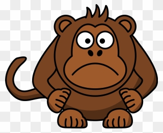 Cartoon Monkey Clipart - Png Download
