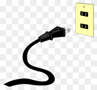 Ac Power Plugs And Sockets Clipart - Data Transfer Cable - Png Download