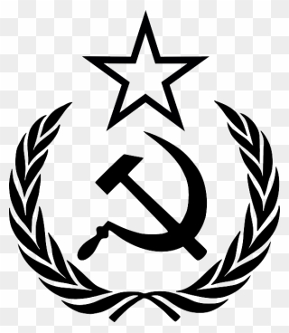 Communism, Hammer, Lenin, Revolution, Sickle, Socialism - Hammer And Sickle Wreath Clipart