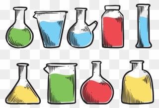 Container Clipart Science Lab Material - Clip Art Science Equipment - Png Download
