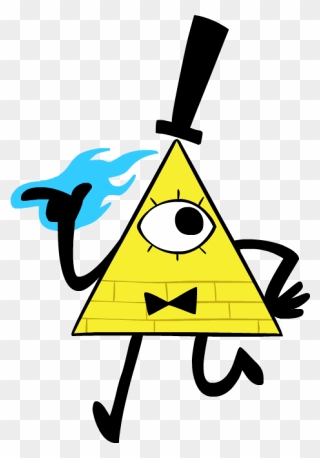 Bill Cipher Illuminati Eye Of Providence Symbol - Bill Cypher Png Clipart