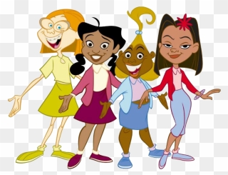 Family Cartoon Pictures - Proud Family Penny Friends Clipart
