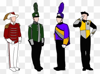 Marching Band Musical Ensemble Uniform Drummer - Marching Band Uniform Hat Clipart