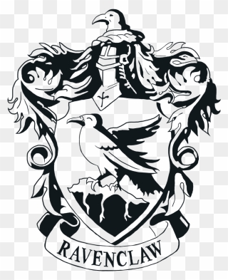 Ravenclaw House Harry Potter T-shirt Hogwarts School - Transparent Ravenclaw Crest Clipart