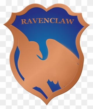 Black Eagle Clipart Ravenclaw - Easy Ravenclaw Crest - Png Download