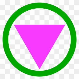 Safe Space Pink Triangle Clipart
