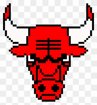 Don"t Forget The Bulls - Pixel Art Nba Logo Clipart