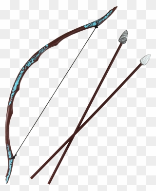 Bow And Arrow Archery Quiver Costume - First Nations Bow And Arrow Clipart