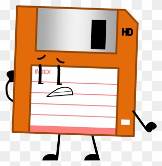 Floppy Disk Pose - Anthropomorphous Adventures Pose Clipart