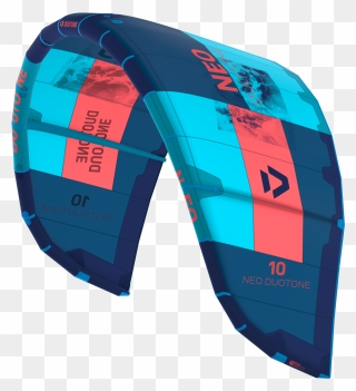 Blue Duotone 2019 Neo 10 Meter Kite On White Background - Kite Neo 10 2019 Duotone Clipart
