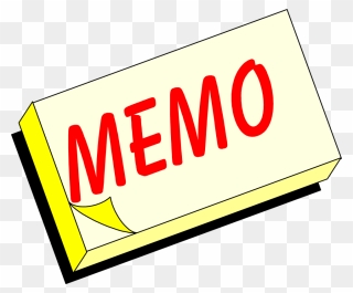 Parent Memo 3-4 - Memo Clipart - Png Download