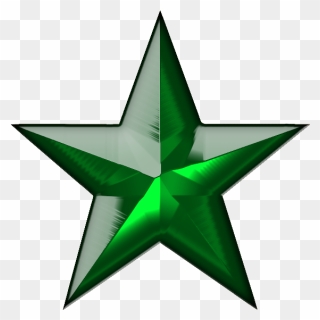 Png Green Star - Transparent Background Star Gif Transparent Clipart