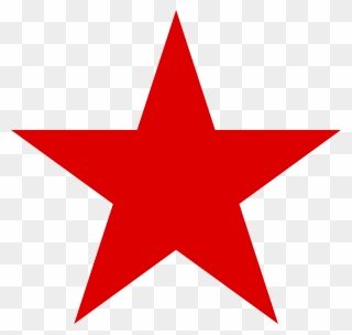 Red Star Communism Communist Symbolism Five-pointed - Red Star Transparent Background Clipart
