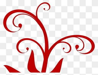 Quinceanera Png Icons - Clipart Red Swirl Transparent Png