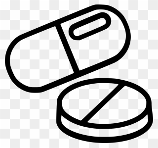 Pills Svg Png Icon Free Download - Pills Png Draw Clipart