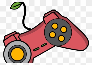 Video Game Controller - Cartoon Red Game Controller Clipart