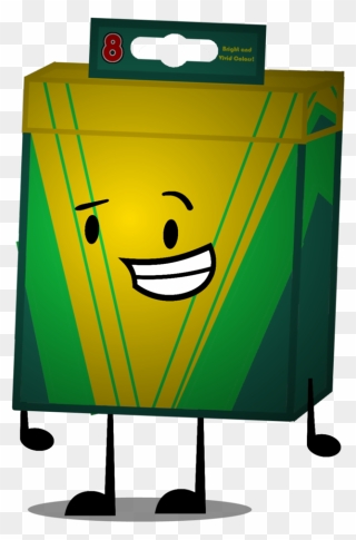 Box Of Crayons Clipart Character - Object Show Crayons - Png Download