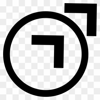 That Was The Beginning For The Male Symbol But It Was - Circle Clipart