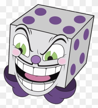 Cuphead King Dice Evil Laugh Clip Arts - Cuphead King Dice Head - Png Download
