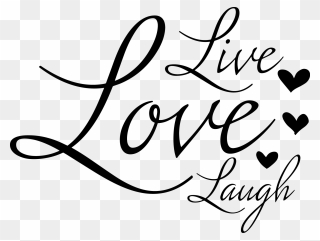 Live Love Laugh Png Clipart